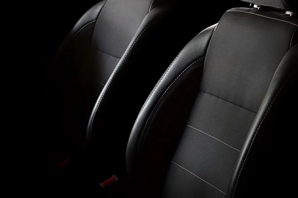 Luxury car interior detail