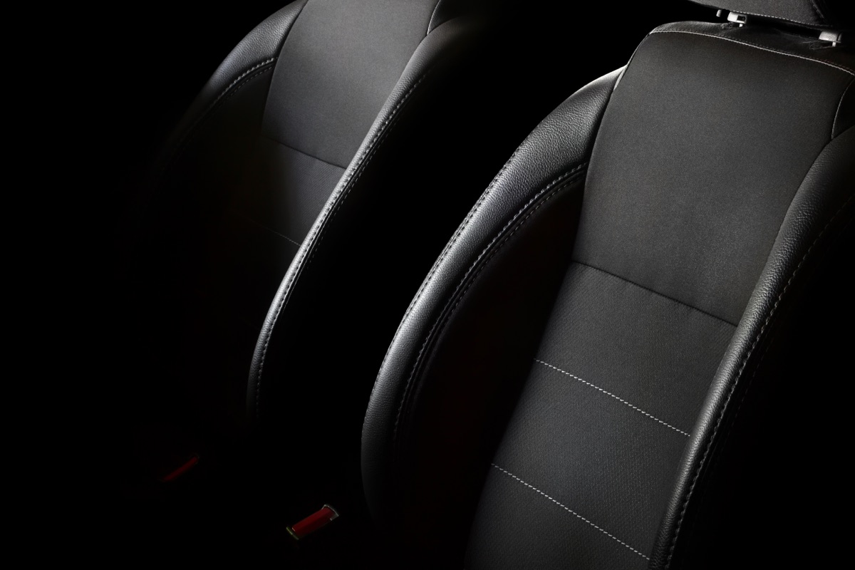 Luxury car interior detail